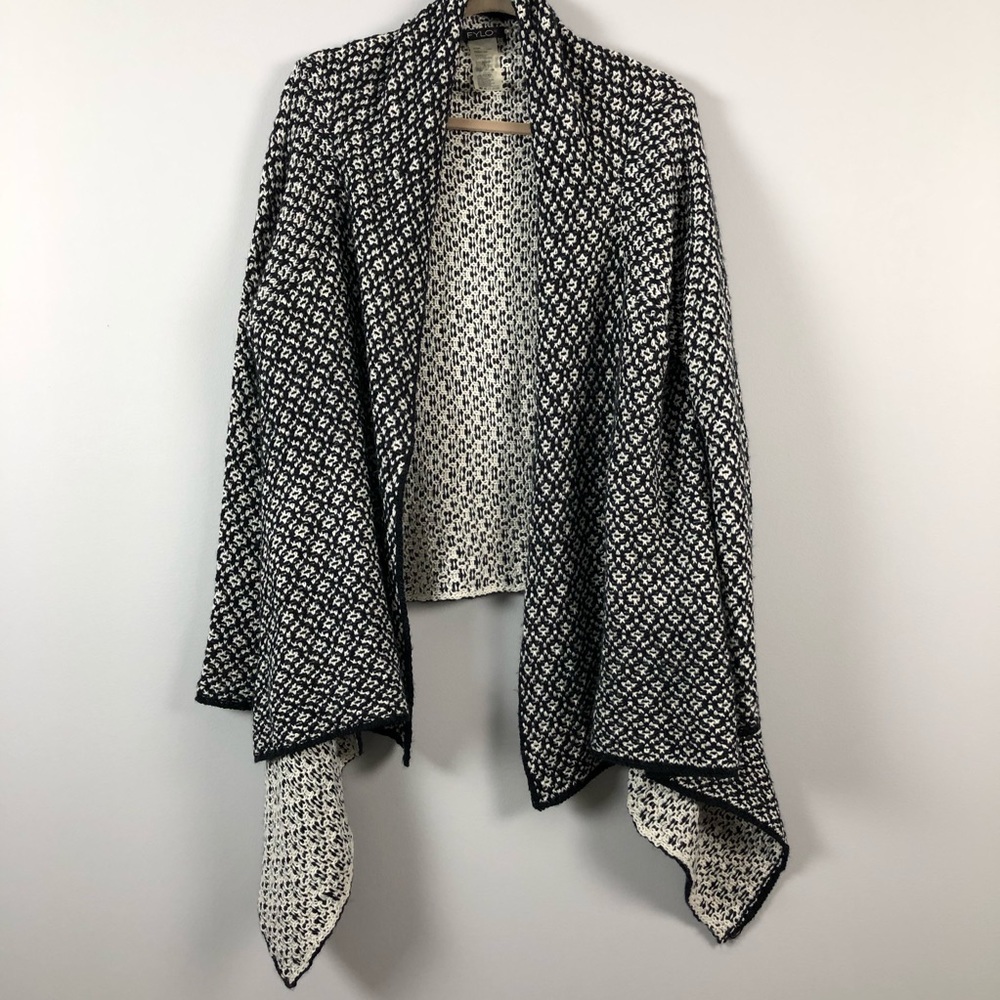FYLO Black & White Cardigan